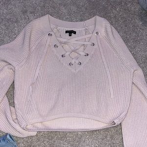 kendall & kylie cropped sweater ! - M
